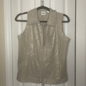 Zenergy Golf Zip Down Collared Tank